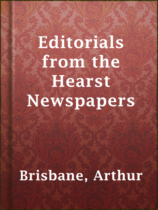 Imagen de portada para Editorials from the Hearst Newspapers